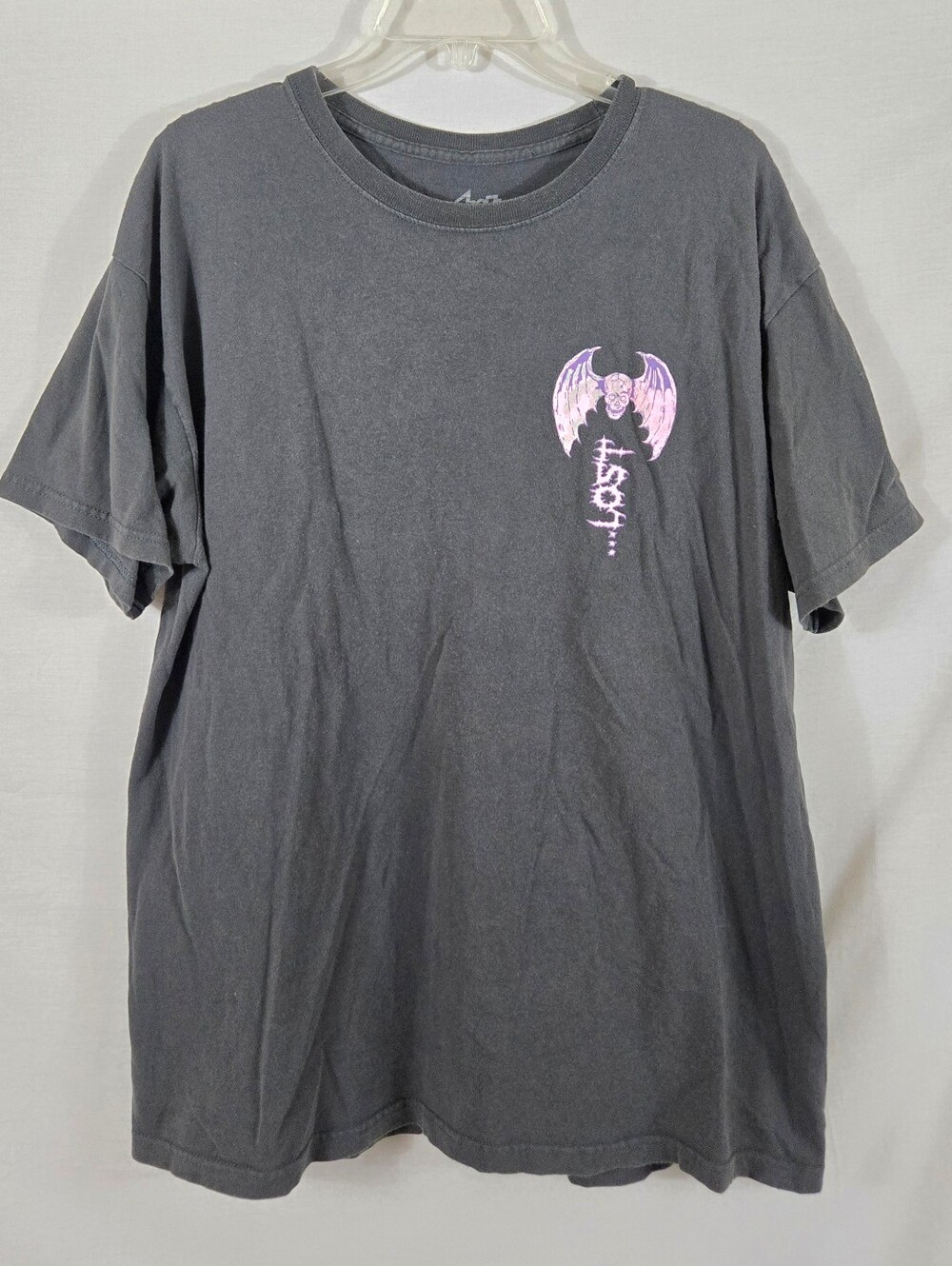 Lost Enterprises Men's Winged Skull Design T-shirt Size Large